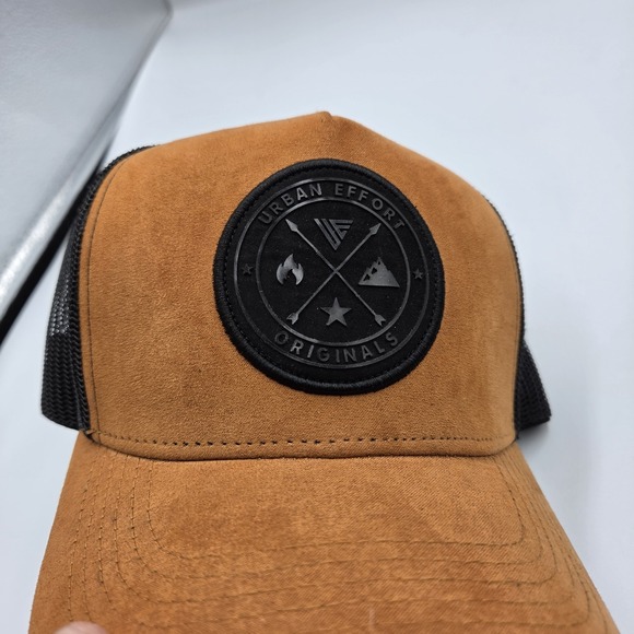 Urban Effort Other - Urban Effort Hat Original Cap Men's Trucker Mesh /Brown/Black Rare Color NWOT